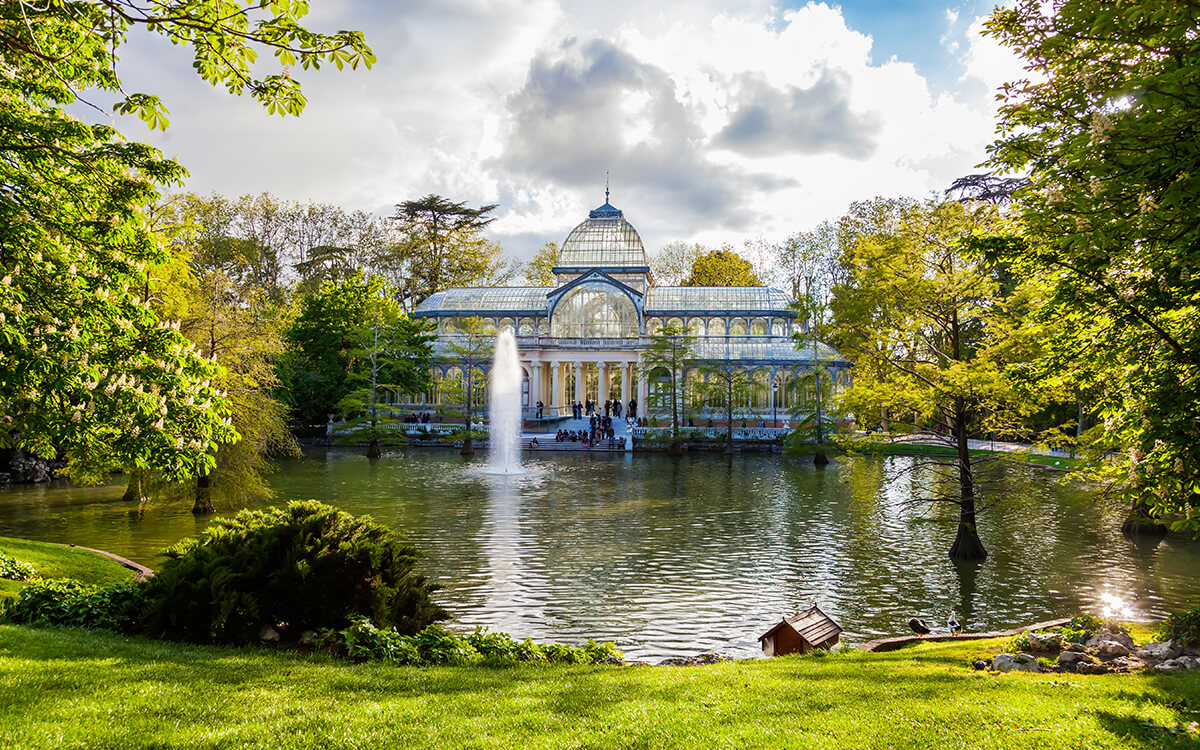 Park Retiro w Madrycie