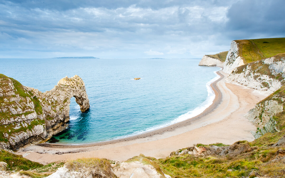 Plaża Durdle Door na Wybrzeżu Jurajskim