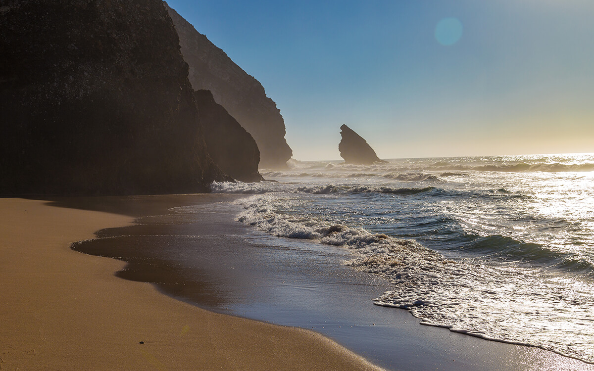 Praia da Adraga w Portugalii