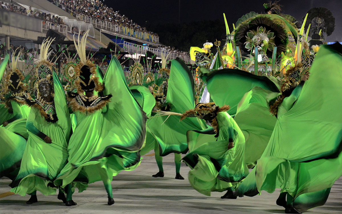 Parada karnawałowa w Rio de Janeiro