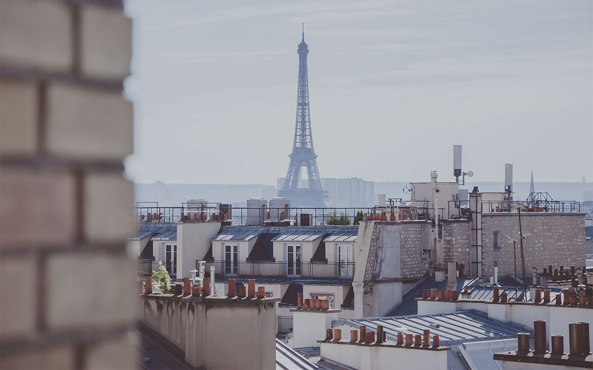 Wieża Eiffla i panorama Paryża