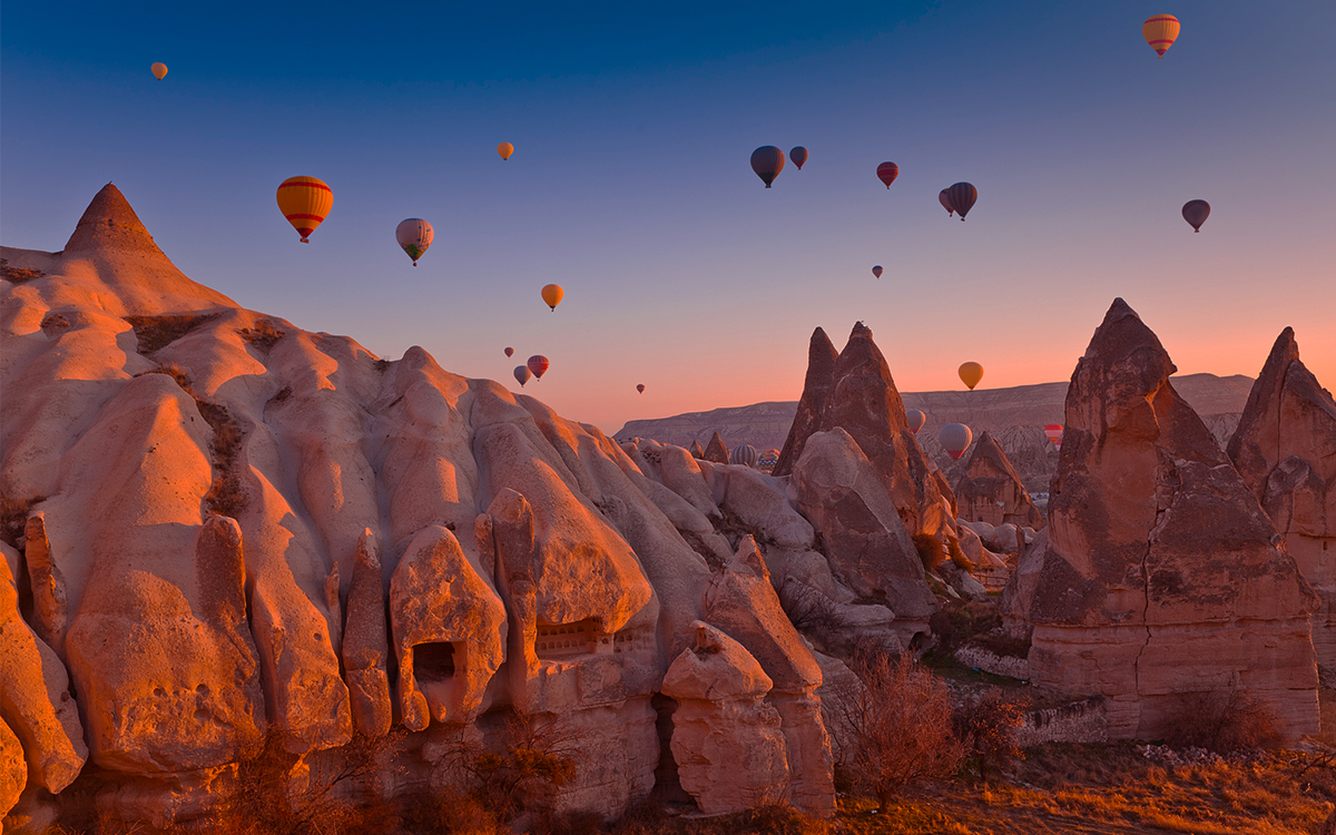 Najlepsze miejsca do robienia zdjęć – balony nad turecką Kapadocją
