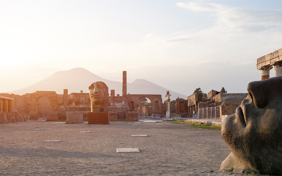 Bucket list podróżnika: starożytne ruiny, Pompeje, Włochy