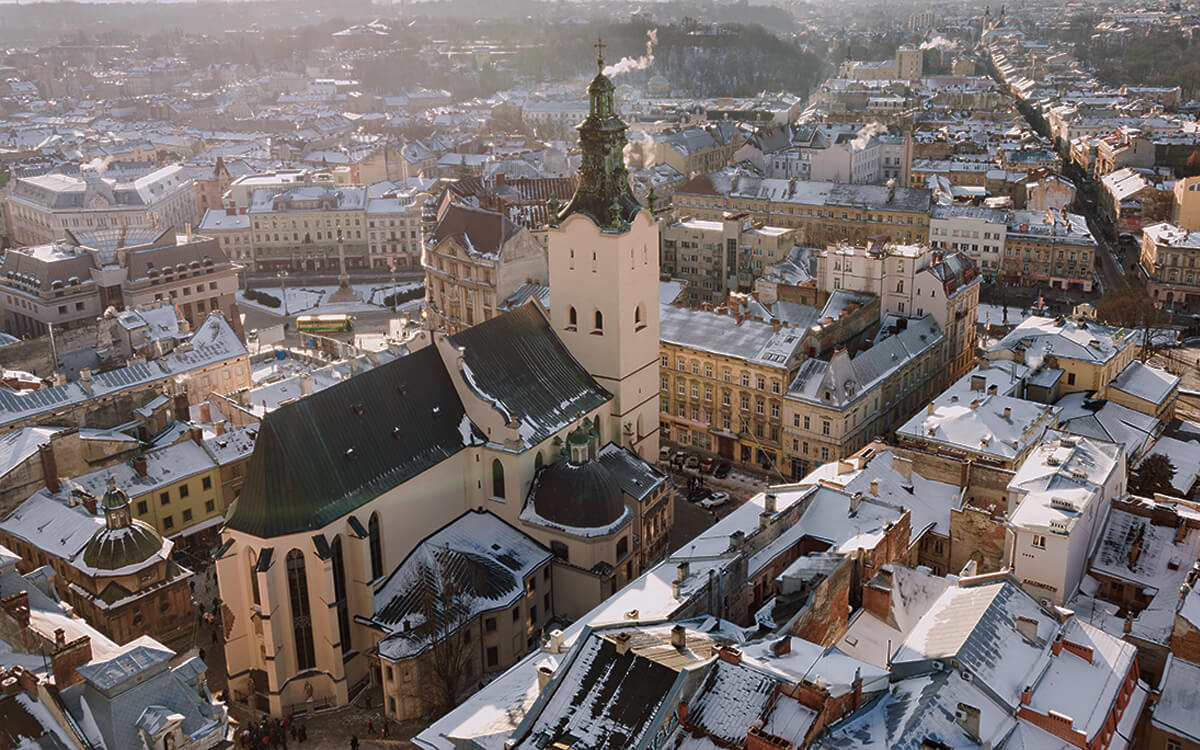 Sylwester za granicą we Lwowie