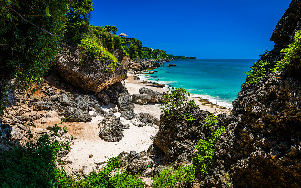 Dzika plaża na Bali